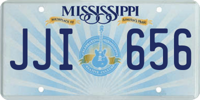 MS license plate JJI656