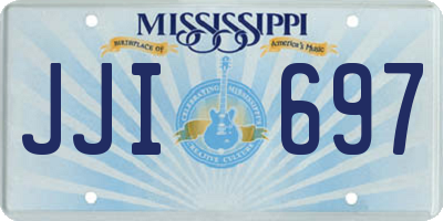 MS license plate JJI697