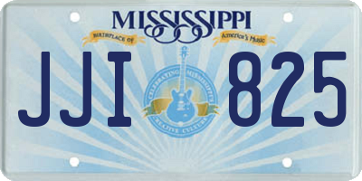 MS license plate JJI825