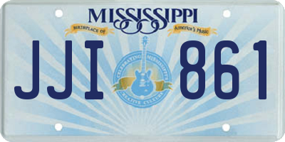 MS license plate JJI861
