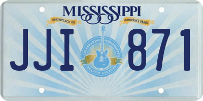MS license plate JJI871