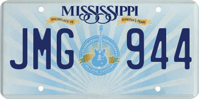 MS license plate JMG944