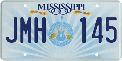 MS license plate JMH145