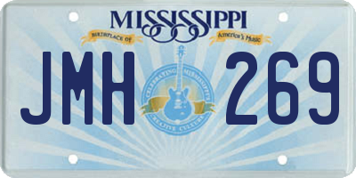 MS license plate JMH269