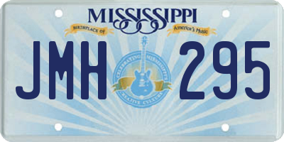 MS license plate JMH295
