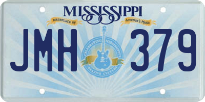 MS license plate JMH379