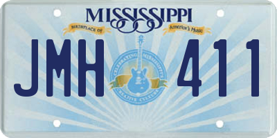 MS license plate JMH411