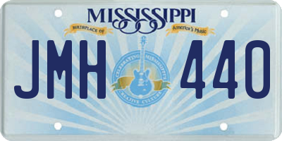MS license plate JMH440