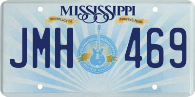 MS license plate JMH469