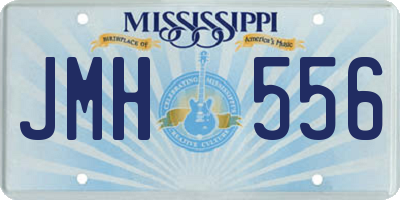 MS license plate JMH556