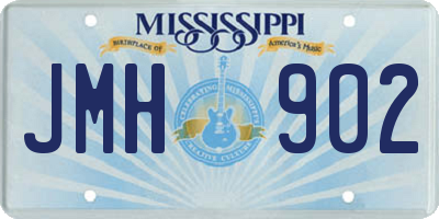 MS license plate JMH902