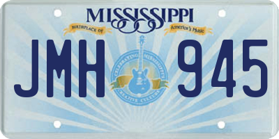 MS license plate JMH945