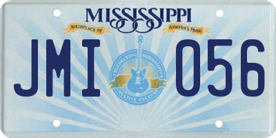MS license plate JMI056