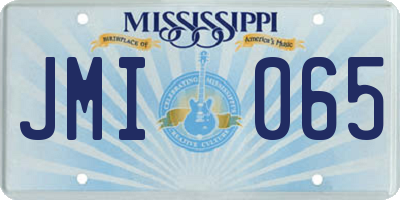 MS license plate JMI065