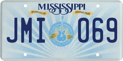 MS license plate JMI069