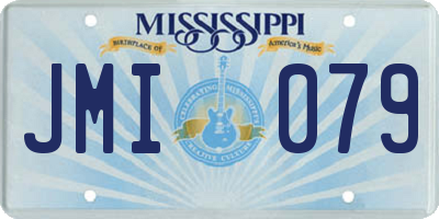 MS license plate JMI079