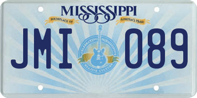 MS license plate JMI089