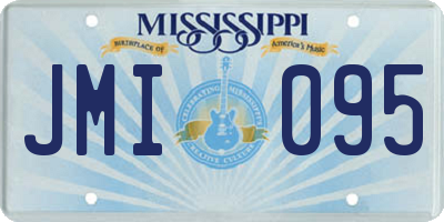 MS license plate JMI095