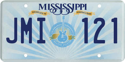 MS license plate JMI121
