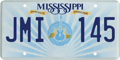 MS license plate JMI145