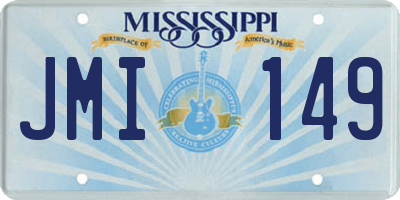 MS license plate JMI149