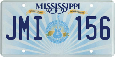 MS license plate JMI156