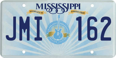 MS license plate JMI162