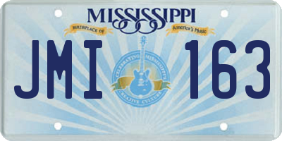 MS license plate JMI163