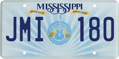 MS license plate JMI180