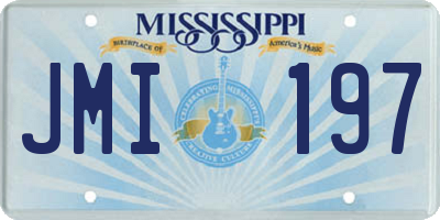 MS license plate JMI197