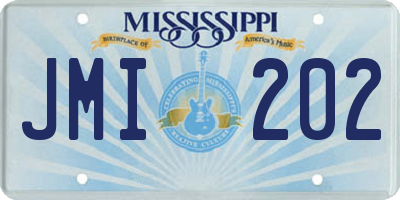 MS license plate JMI202
