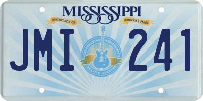 MS license plate JMI241