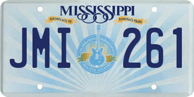 MS license plate JMI261