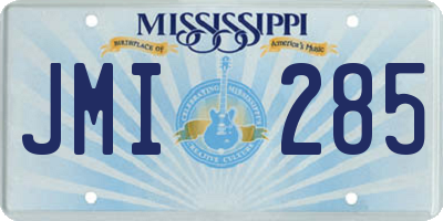 MS license plate JMI285