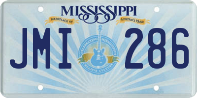 MS license plate JMI286