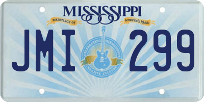 MS license plate JMI299