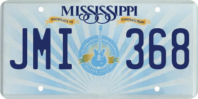 MS license plate JMI368