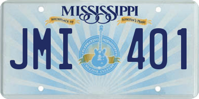 MS license plate JMI401