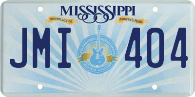 MS license plate JMI404