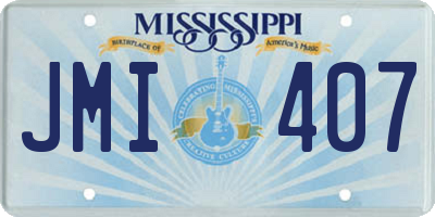 MS license plate JMI407