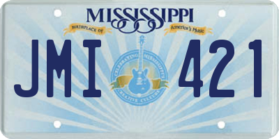 MS license plate JMI421