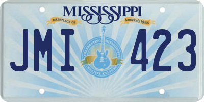 MS license plate JMI423