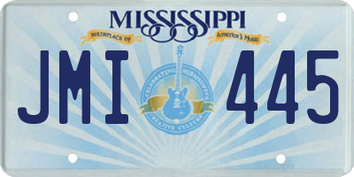 MS license plate JMI445