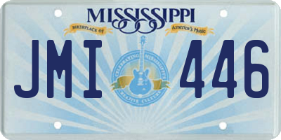 MS license plate JMI446