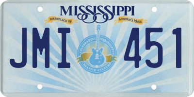 MS license plate JMI451