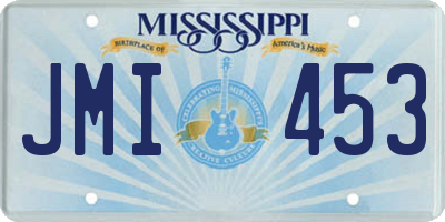 MS license plate JMI453