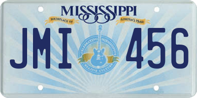 MS license plate JMI456