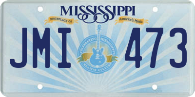 MS license plate JMI473
