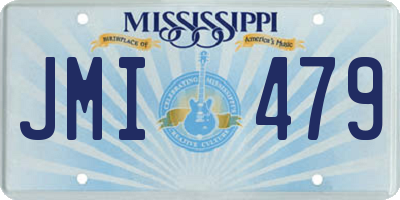 MS license plate JMI479