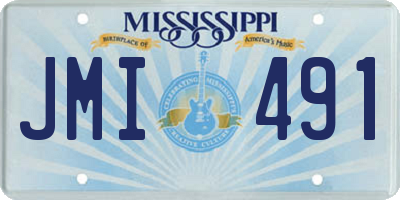 MS license plate JMI491
